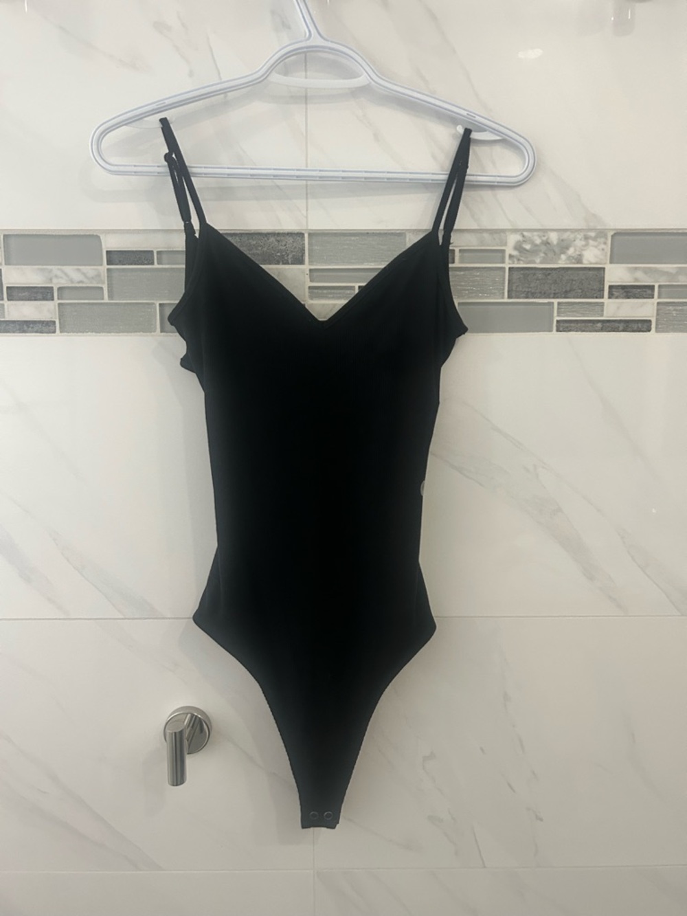 NWT American Eagle Black Spaghetti Strap Bodysuit